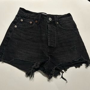Black Zara Denim Shorts Size 2